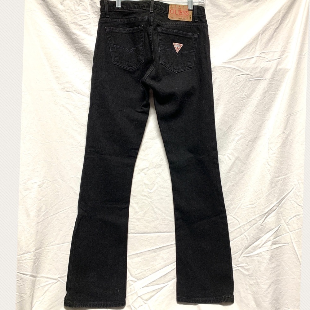 Vintage black Guess straight leg jeans size 26